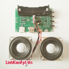PAM 8403 Bluetooth Tích Hợp Pin + 2 Loa 10W - Chế loa 3 trong 1