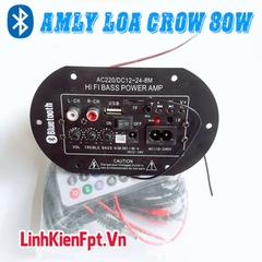 Âm Ly Bluetooth PA2009 HiFi Bass , Mạch Loa Crow 80W