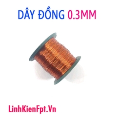 Dây đồng bọc cách điện 0.3MM