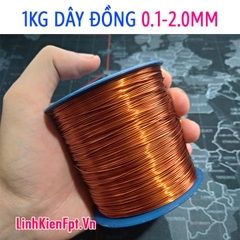 Dây đồng quấn biến áp 1KG 0.1- 3.0mm