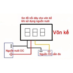 Đồng hồ đo điện áp volt dc 100v