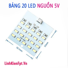 Bóng đèn 20 led sáng trắng 5V