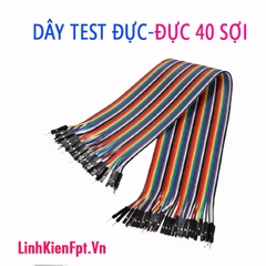 40 Dây Test Board Đực-Đực  20cm