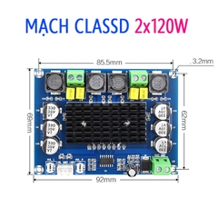 Mạch Âm Thanh ClassD TDA3116 Công Suất 2X120W