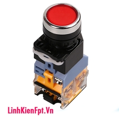 Nút nhấn nhả,nút nhấn đề không đèn - 3 Đèn