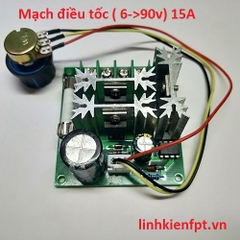 Module Điều Khiển Tốc Độ Động Cơ PWM 6-90V 15A