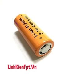 Pin Lithium 3.7V 26650 Dung Lượng Cao 6800mAh