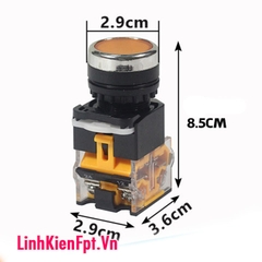 Nút Nhấn Giữ Tủ Điện Có Đèn 3 đèn