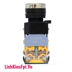 Nút nhấn nhả,nút nhấn đề có  đèn - 3 Đèn