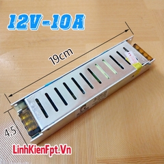 Nguồn Tổ Ong 12V 10A Dài - Nguồn Led Quảng Cáo , Camera