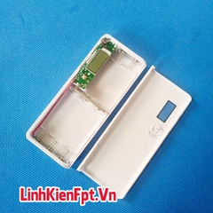 Box Sạc Dự Phòng LCD 5Cell 20000mAh Trắng