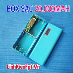 Box Sạc Dự Phòng LCD 5Cell 20000Mah Xanh