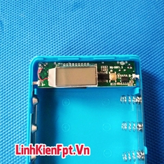 Box Sạc Dự Phòng LCD 8Cell 30000mAh Xanh