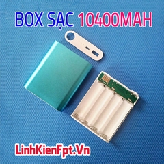 Box Sạc Dự Phòng Nhôm 4Cell 10400mAh