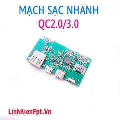 Mạch sạc nhanh đa năng QC3.0/2.0