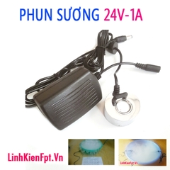 Động Cơ Phun Sương 24V Không Led Kèm Nguồn 24V