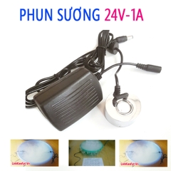 Động Cơ Phun Sương 24V Không Led Kèm Nguồn 24V