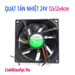 Quạt tản nhiệt 24V  12x12cm