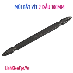 Mũi bắt vít 2 đầu 100mm
