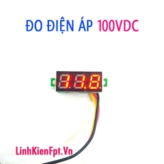 Đồng hồ đo điện áp Volt DC 100V