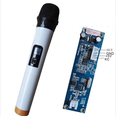 Mic hát karaoke không dây 1 Mic kèm mạch thu