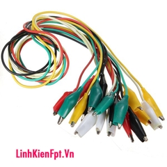 Dây kẹp cá sấu 2 đầu Combo 10 dây