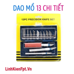 Dao trổ , Dao Khắc đa năng 13 chi tiết