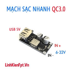 Mạch Sạc Nhanh QC3.0 - Cổng Sạc USB 5V