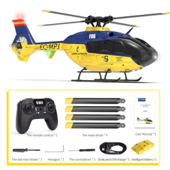 YX F06 EC-135 150 Size 6CH 6-Axis Gyro Stabilized Scale RC Helicopter RTF (2 Pin)