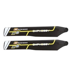 OMPHOBBY M1 EVO Main Blade 125mm Yellow OSHM1209Y