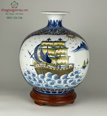 Bình hút tài lộc nền trắng 