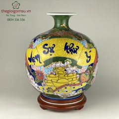 Bình hút tài lộc cá chép 