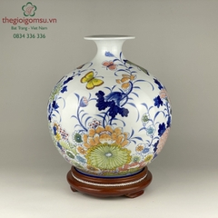 Bình hút tài lộc hoạ tiết 