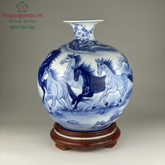 Bình hút tài lộc ngọc bích 