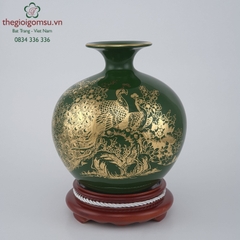 Bình hút tài lộc xanh bộ đội 