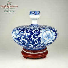 Bình Hút Lộc Vuốt Tay Gốm  Sứ Bát Tràng