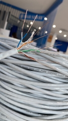 (Cuộn 305m). Cáp mạng, Dây mạng Cat6 Nasun COPPER 8899, Đồng nguyên chất, dây màu trắng
