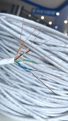(Cuộn 305m). Cáp mạng, Dây mạng Cat5e Nasun COPPER 3366, đồng nguyên chất 100%