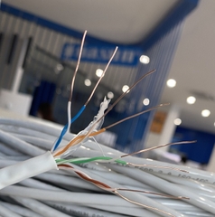 (Cuộn 305m). Cáp mạng, Dây mạng Cat6 Nasun COPPER 8899, Đồng nguyên chất, dây màu trắng