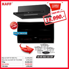 Combo 19: Bếp từ KAFF KF-892Pro và Máy hút mùi KAFF KF-TH1700B
