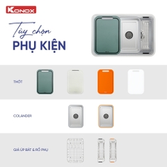 Chậu rửa Konox Tari Smart 7047PP (hạt Smart chống xước)