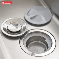 Chậu rửa Konox KN8751TS Dekor (Bề mặt hạt chống xước)