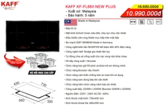 Combo 13: Bếp từ KAFF KF-FL68ii New Plus Và Máy hút mùi KAFF KF-GBT7069