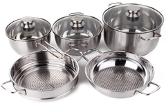 Bộ nồi inox FiveStar 5 món