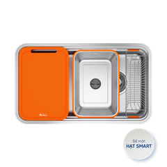 Chậu rửa Konox Tari Smart 8047 (hạt Smart chống xước)
