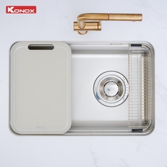 Chậu rửa Konox Tari Smart 7047PP (hạt Smart chống xước)