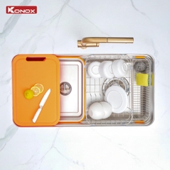 Chậu rửa Konox Tari Smart 8847PP (hạt Smart chống xước)