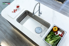 Chậu rửa Nobinox NOVA A282M (8246 vân siêu mịn)