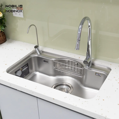 Chậu rửa Nobinox ROSA NN975D (7850 bề mặt vân siêu mịn)