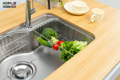 Chậu rửa Nobinox ROSA NN995D (8850 bề mặt vân siêu mịn)